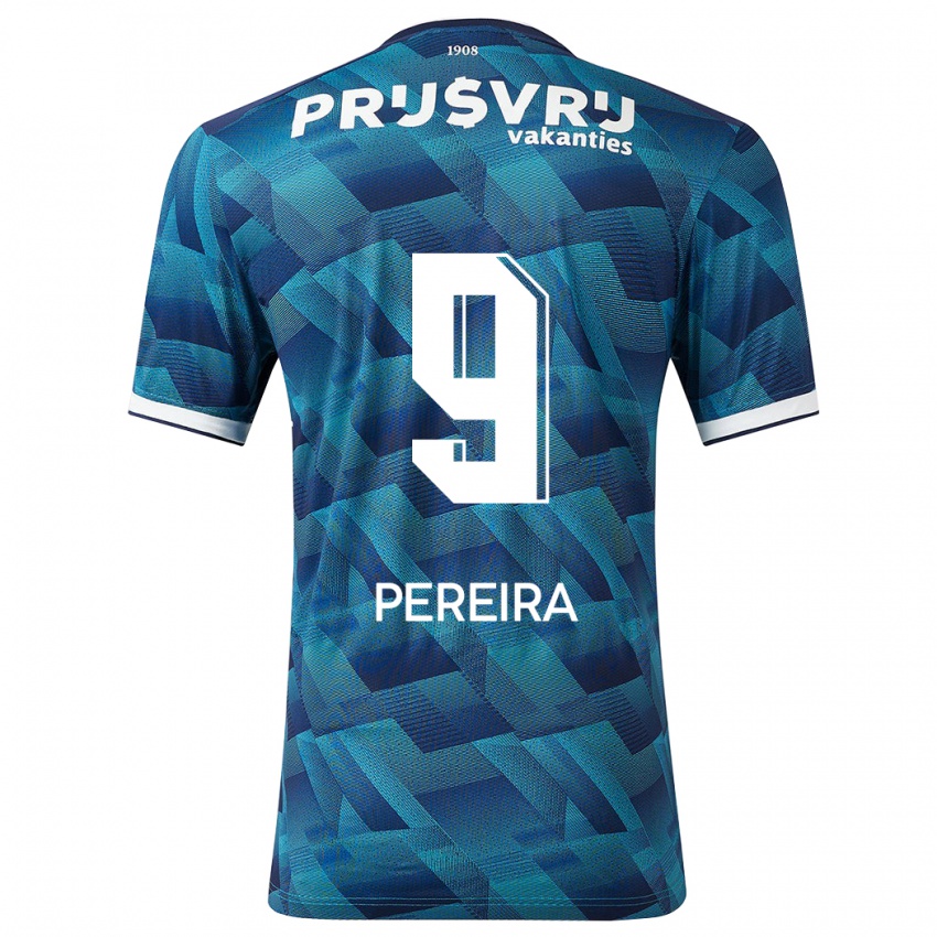 Męski Danilo Pereira #9 Niebieski Wyjazdowa Koszulka 2023/24 Koszulki Klubowe