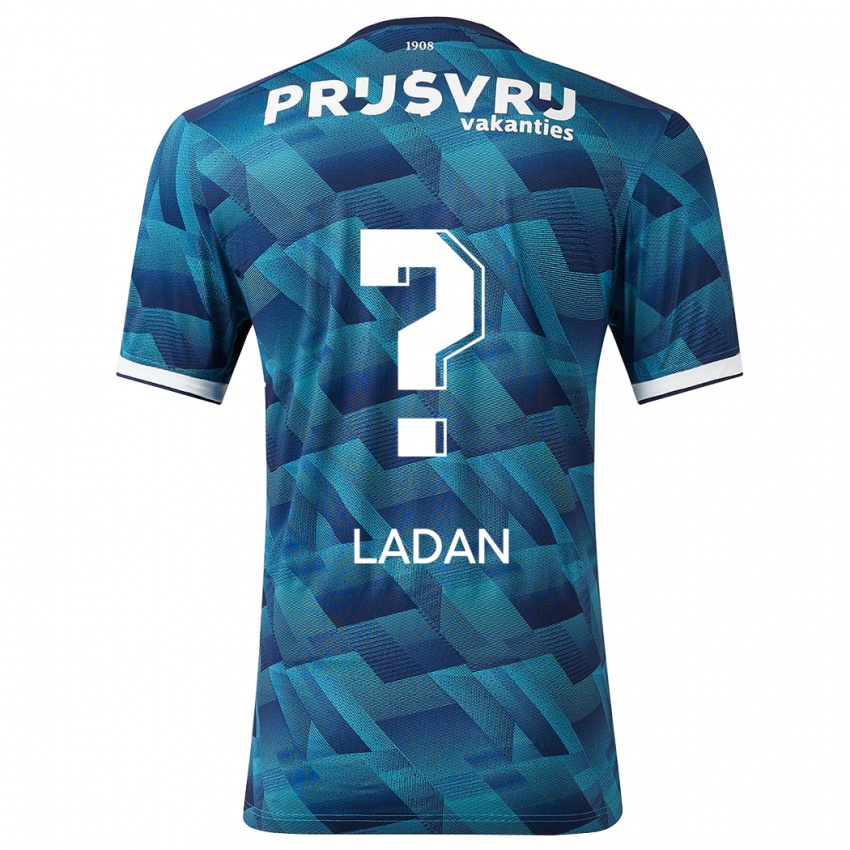 Męski Delano Ladan #0 Niebieski Wyjazdowa Koszulka 2023/24 Koszulki Klubowe