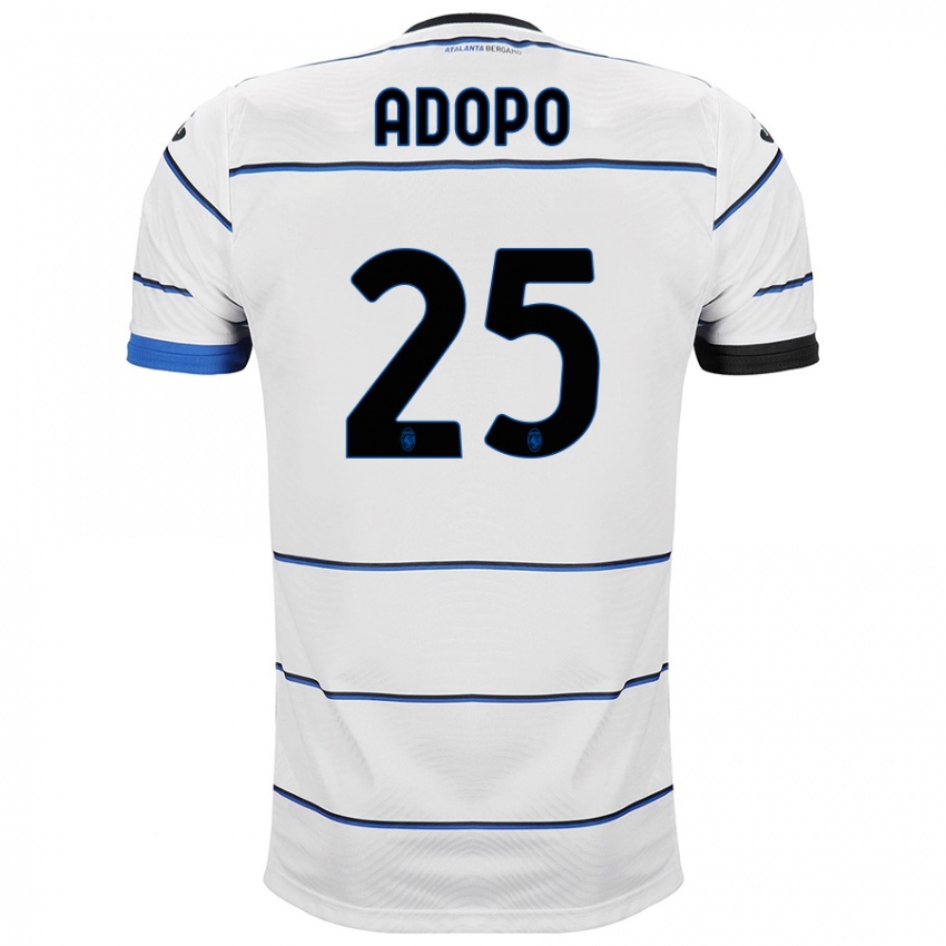 Męski Michel Adopo #25 Biały Wyjazdowa Koszulka 2023/24 Koszulki Klubowe