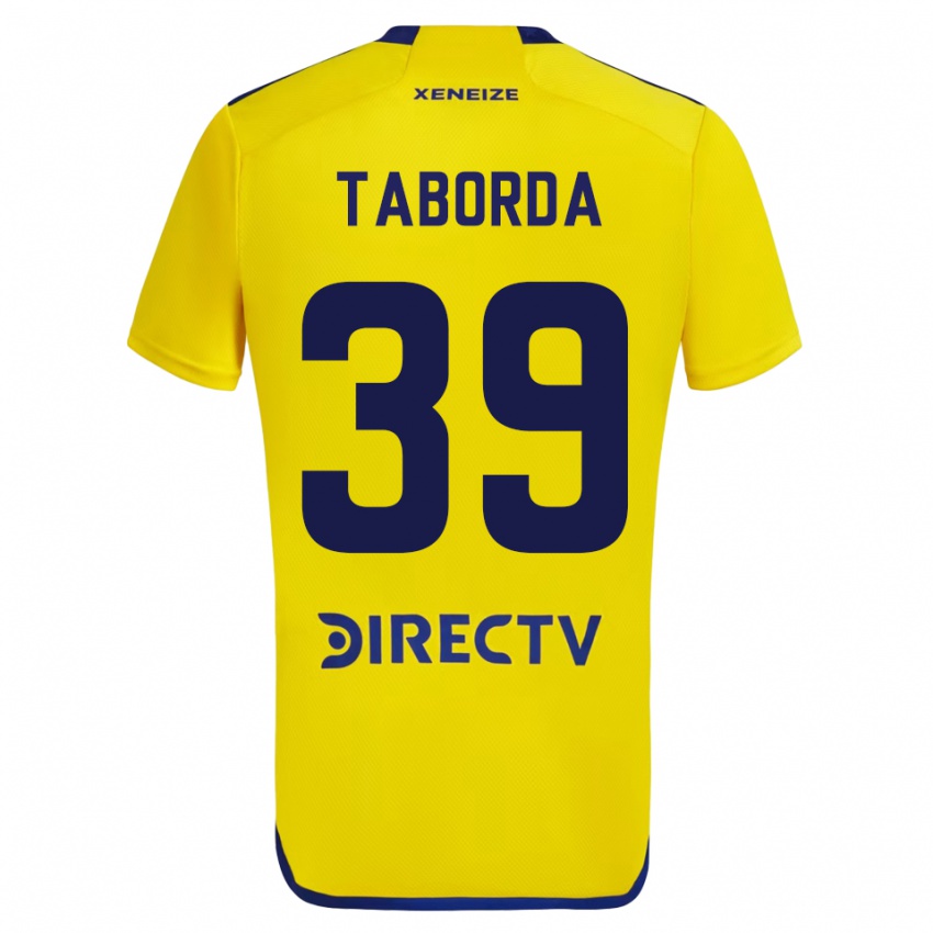 Męski Vicente Taborda #39 Żółty Wyjazdowa Koszulka 2023/24 Koszulki Klubowe