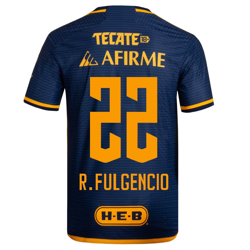 Męski Raymundo Fulgencio #22 Ciemny Niebieski Wyjazdowa Koszulka 2023/24 Koszulki Klubowe