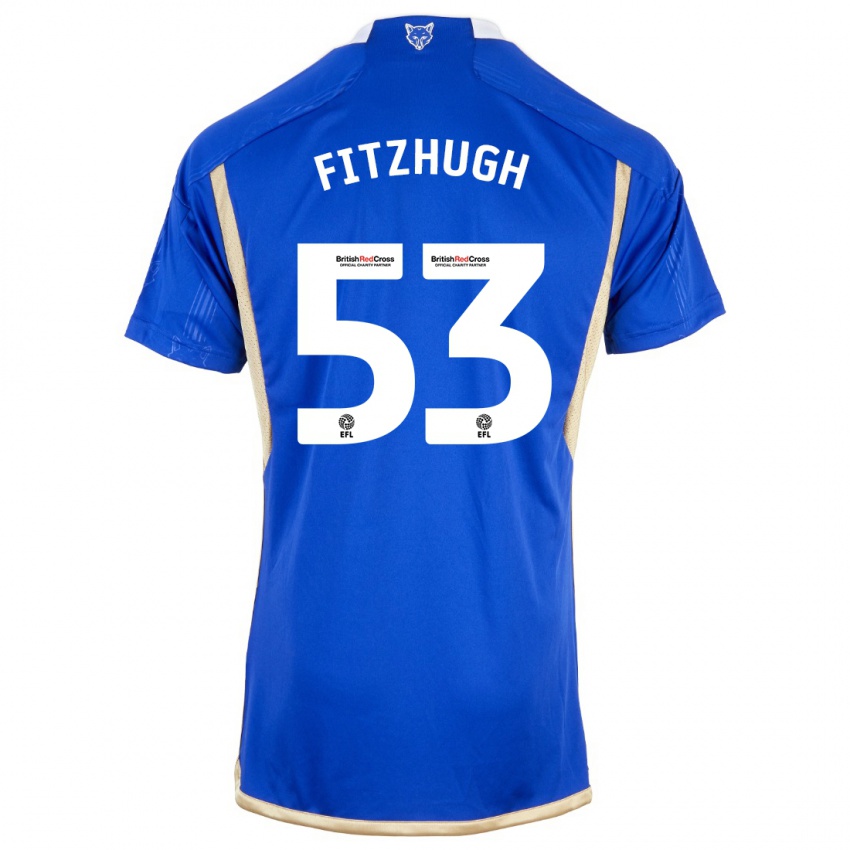 Kobiety Ethan Fitzhugh #53 Królewski Niebieski Domowa Koszulka 2023/24 Koszulki Klubowe