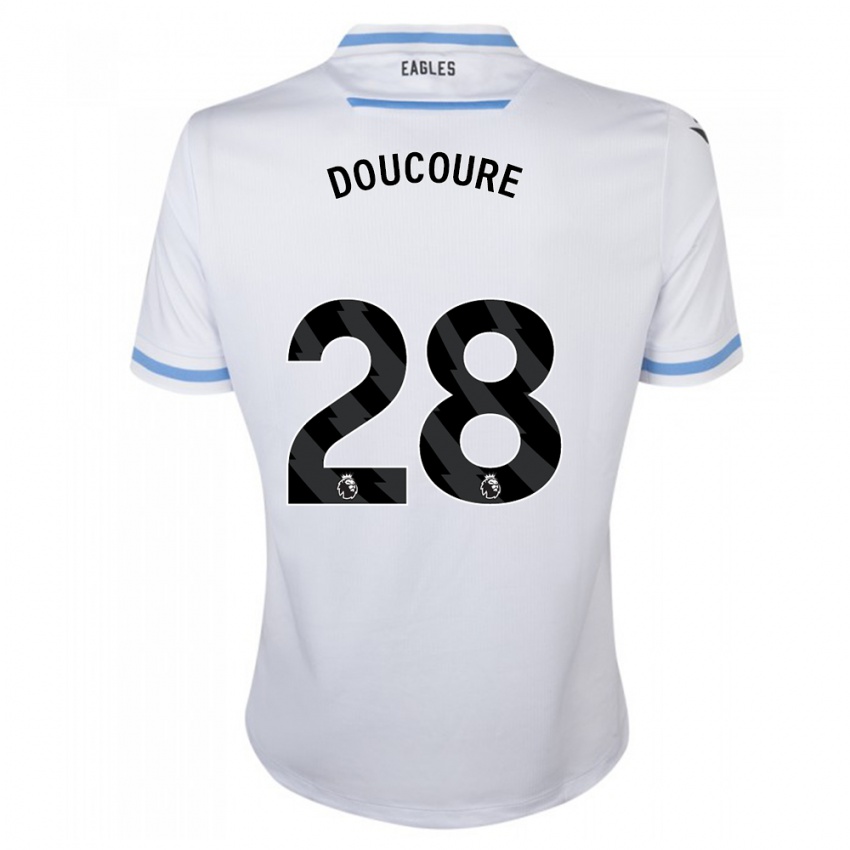 Kobiety Cheick Doucouré #28 Biały Wyjazdowa Koszulka 2023/24 Koszulki Klubowe