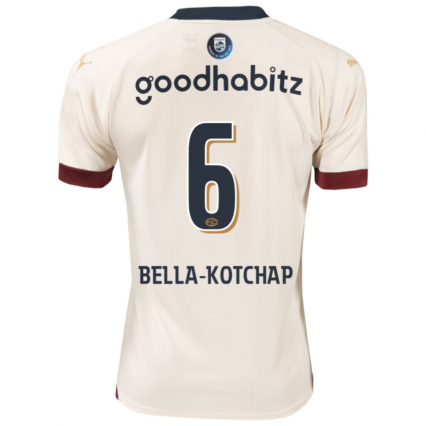 Kobiety Armel Bella-Kotchap #6 Białawy Wyjazdowa Koszulka 2023/24 Koszulki Klubowe
