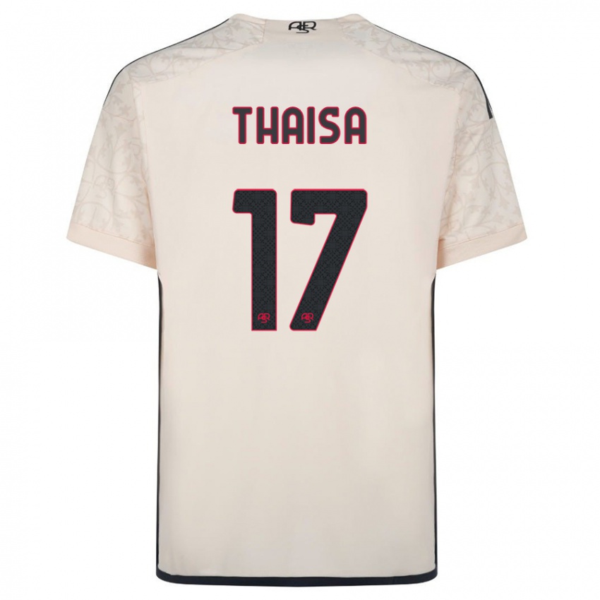 Kobiety Thaisa #17 Białawy Wyjazdowa Koszulka 2023/24 Koszulki Klubowe