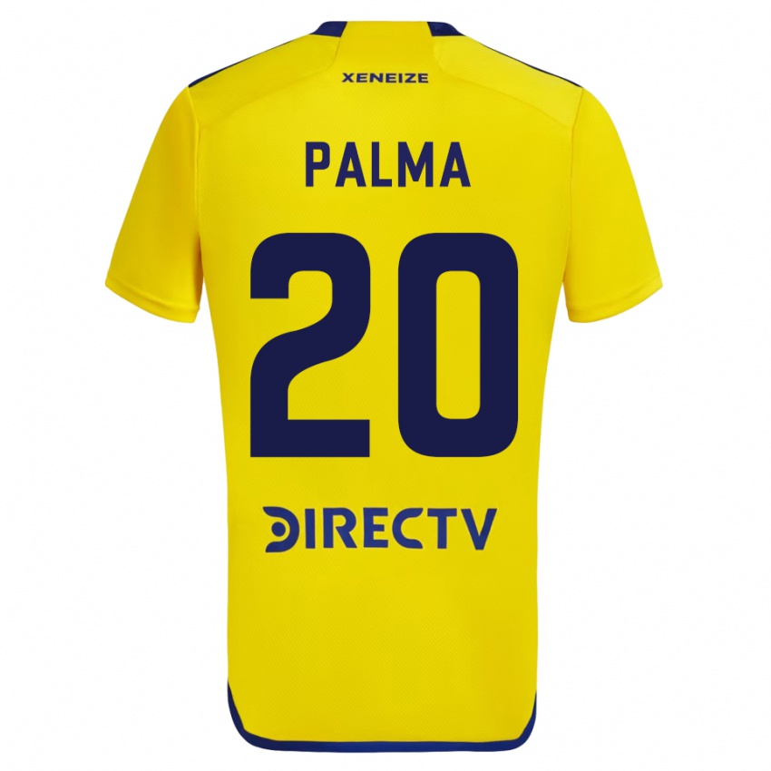 Kobiety Lucas Palma #20 Żółty Wyjazdowa Koszulka 2023/24 Koszulki Klubowe