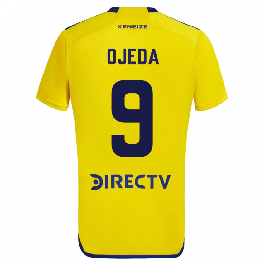 Kobiety Andrea Ojeda #9 Żółty Wyjazdowa Koszulka 2023/24 Koszulki Klubowe