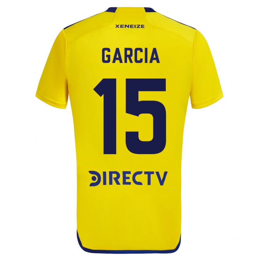 Kobiety Ramiro Garcia #15 Żółty Wyjazdowa Koszulka 2023/24 Koszulki Klubowe