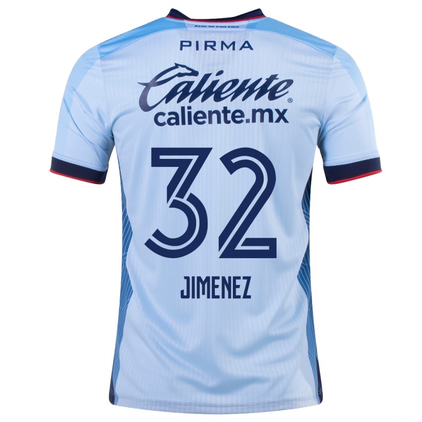 Kobiety Cristian Jimenez #32 Niebieskie Niebo Wyjazdowa Koszulka 2023/24 Koszulki Klubowe