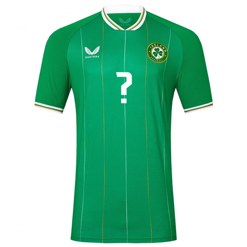 Dzieci Irlandia Twoje Imię #0 Zielony Domowa Koszulka 24-26 Koszulki Klubowe