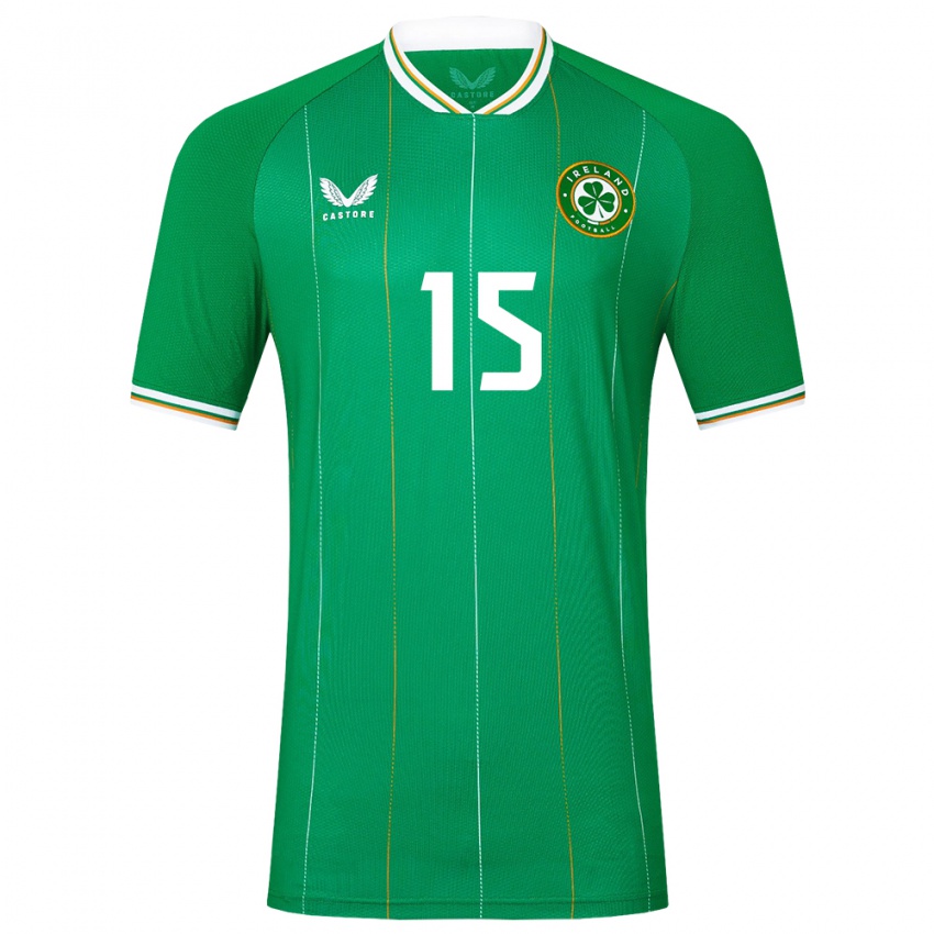 Dzieci Irlandia Liam Scales #15 Zielony Domowa Koszulka 24-26 Koszulki Klubowe