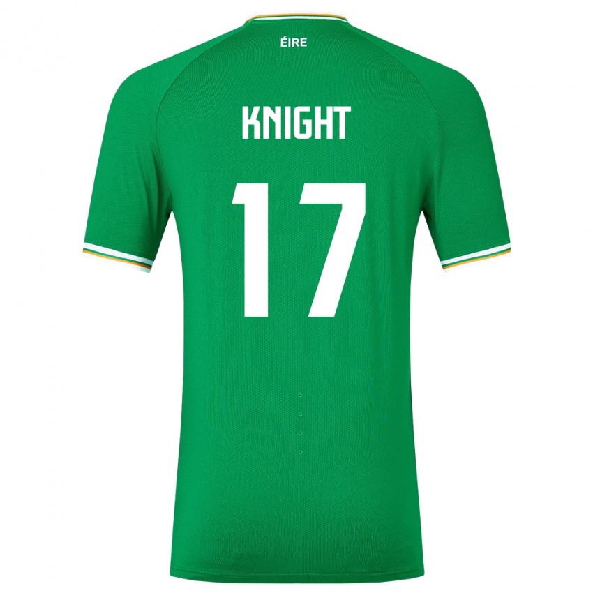 Dzieci Irlandia Jason Knight #17 Zielony Domowa Koszulka 24-26 Koszulki Klubowe