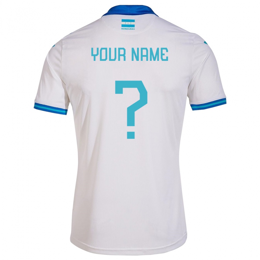 Dzieci Honduras Twoje Imię #0 Biały Domowa Koszulka 24-26 Koszulki Klubowe