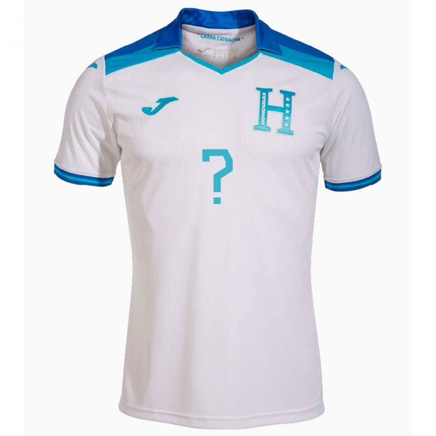 Męski Honduras Rodbin Mejía #0 Biały Domowa Koszulka 24-26 Koszulki Klubowe