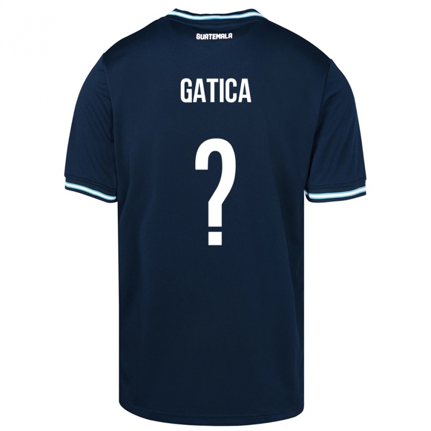 Męski Gwatemala Celeste Gatica #0 Niebieski Wyjazdowa Koszulka 24-26 Koszulki Klubowe