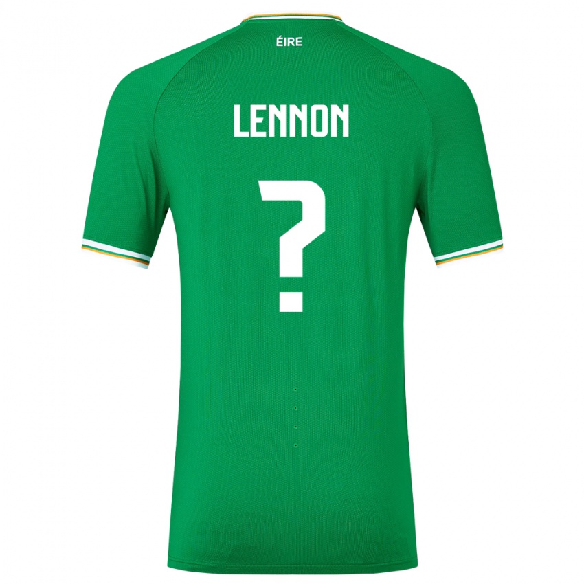 Kobiety Irlandia Adam Lennon #0 Zielony Domowa Koszulka 24-26 Koszulki Klubowe