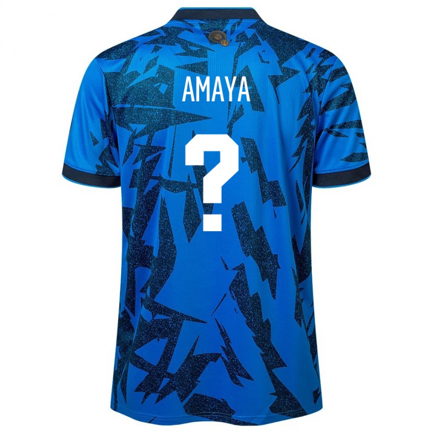 Kobiety Salwador Bryan Amaya #0 Niebieski Domowa Koszulka 24-26 Koszulki Klubowe