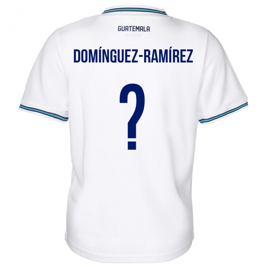 Kobiety Gwatemala Marco Domínguez-Ramírez #0 Biały Domowa Koszulka 24-26 Koszulki Klubowe