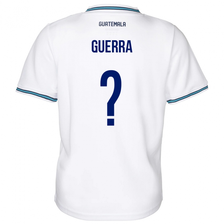 Kobiety Gwatemala Decarlo Guerra #0 Biały Domowa Koszulka 24-26 Koszulki Klubowe
