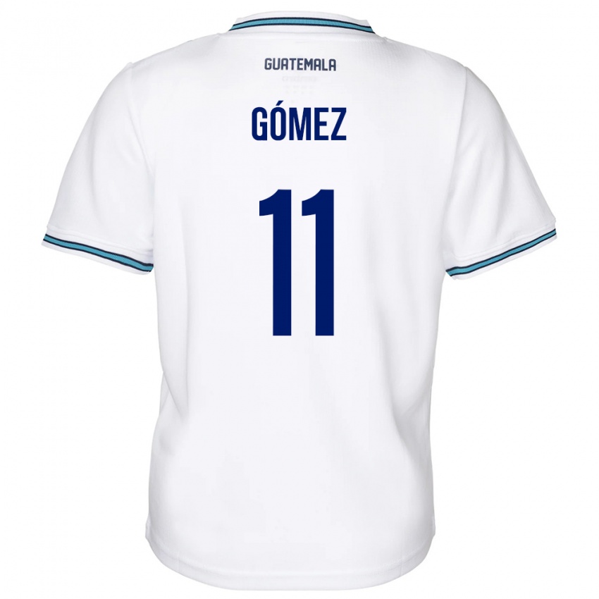 Kobiety Gwatemala Savianna Gómez #11 Biały Domowa Koszulka 24-26 Koszulki Klubowe