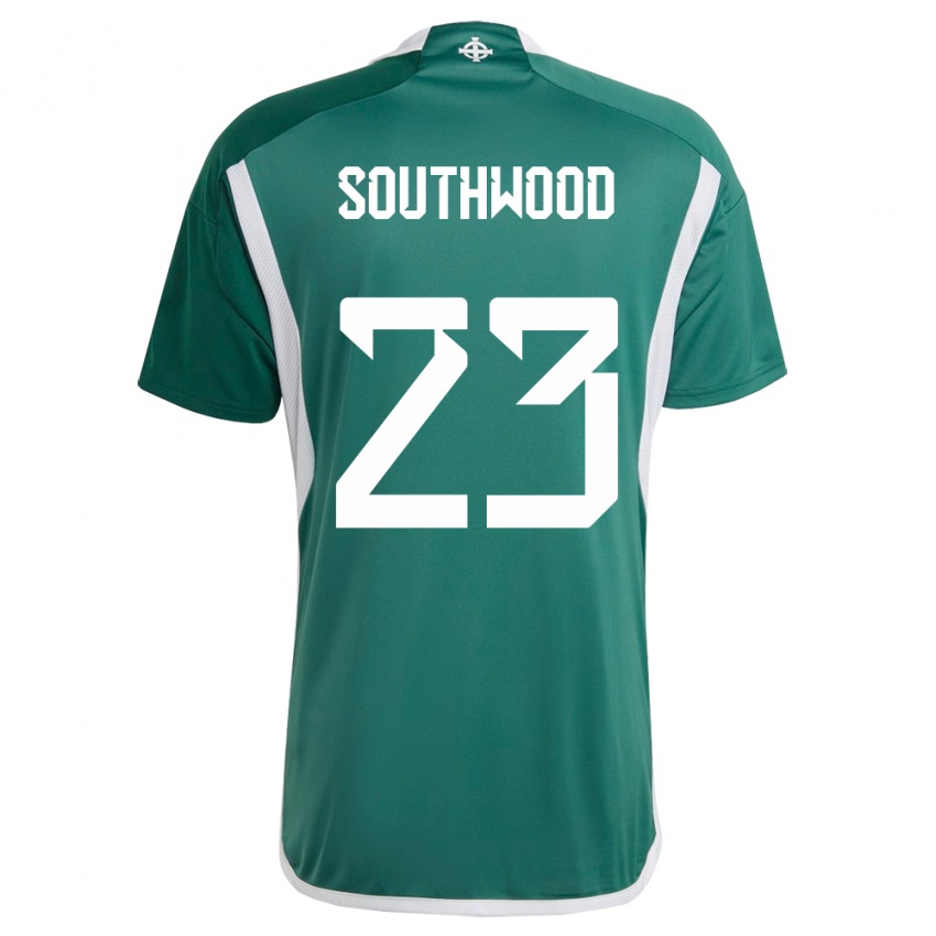 Kobiety Irlandia Północna Luke Southwood #23 Zielony Domowa Koszulka 24-26 Koszulki Klubowe