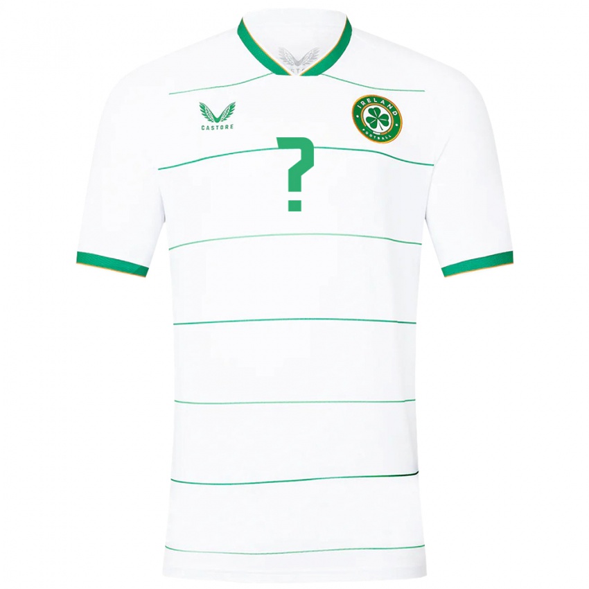Kobiety Irlandia Matthew Healy #0 Biały Wyjazdowa Koszulka 24-26 Koszulki Klubowe