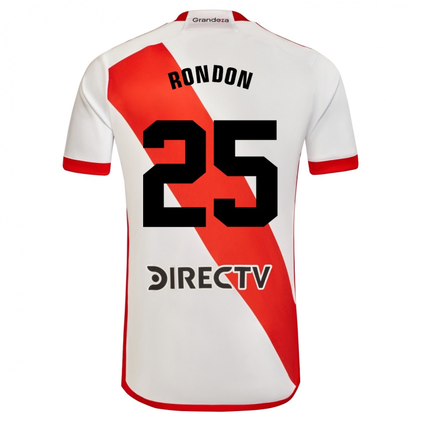 Dzieci Salomon Rondon #25 Biało - Czerwony Domowa Koszulka 2023/24 Koszulki Klubowe