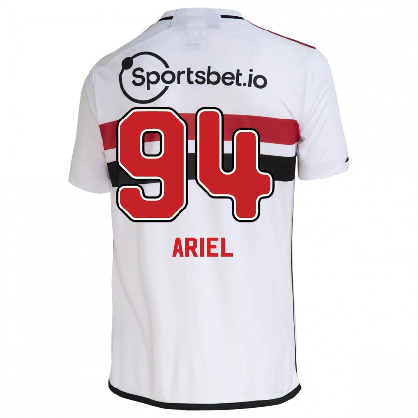 Dzieci Ariel #94 Biały Domowa Koszulka 2023/24 Koszulki Klubowe