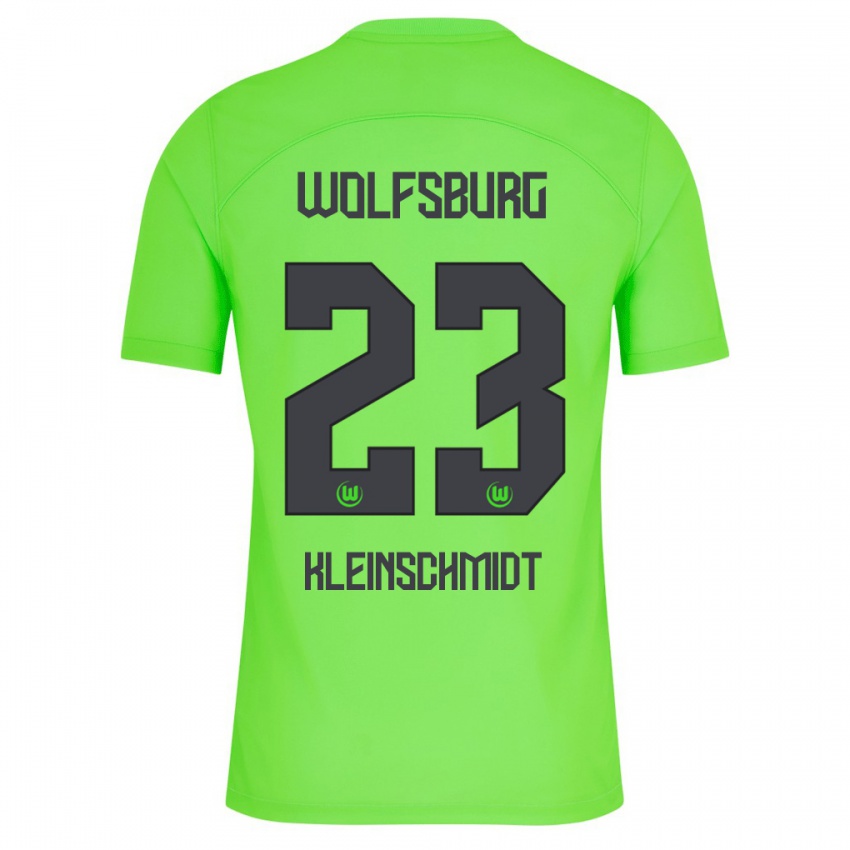 Dzieci Max Kleinschmidt #23 Zielony Domowa Koszulka 2023/24 Koszulki Klubowe