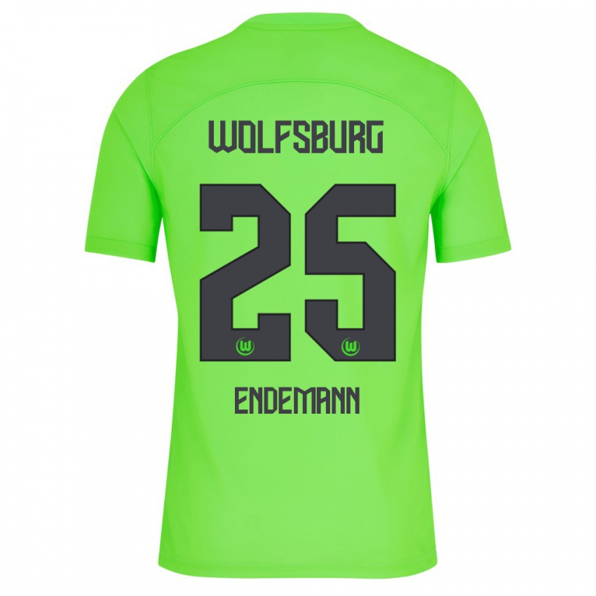 Dzieci Vivien Endemann #25 Zielony Domowa Koszulka 2023/24 Koszulki Klubowe