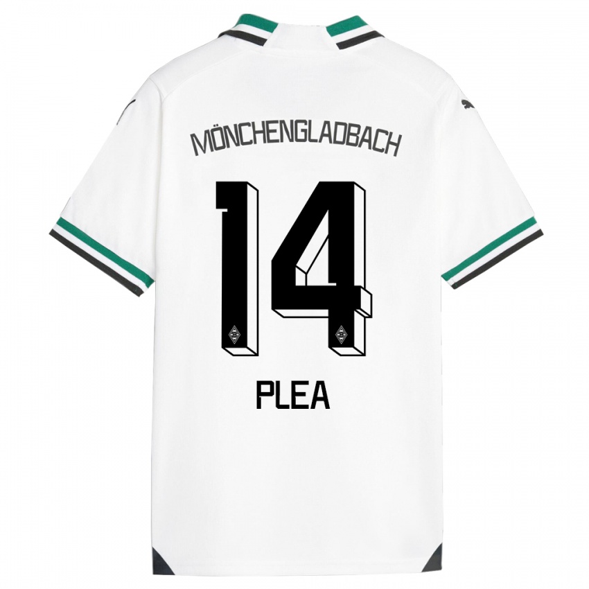 Dzieci Alassane Plea #14 Biały Zielony Domowa Koszulka 2023/24 Koszulki Klubowe