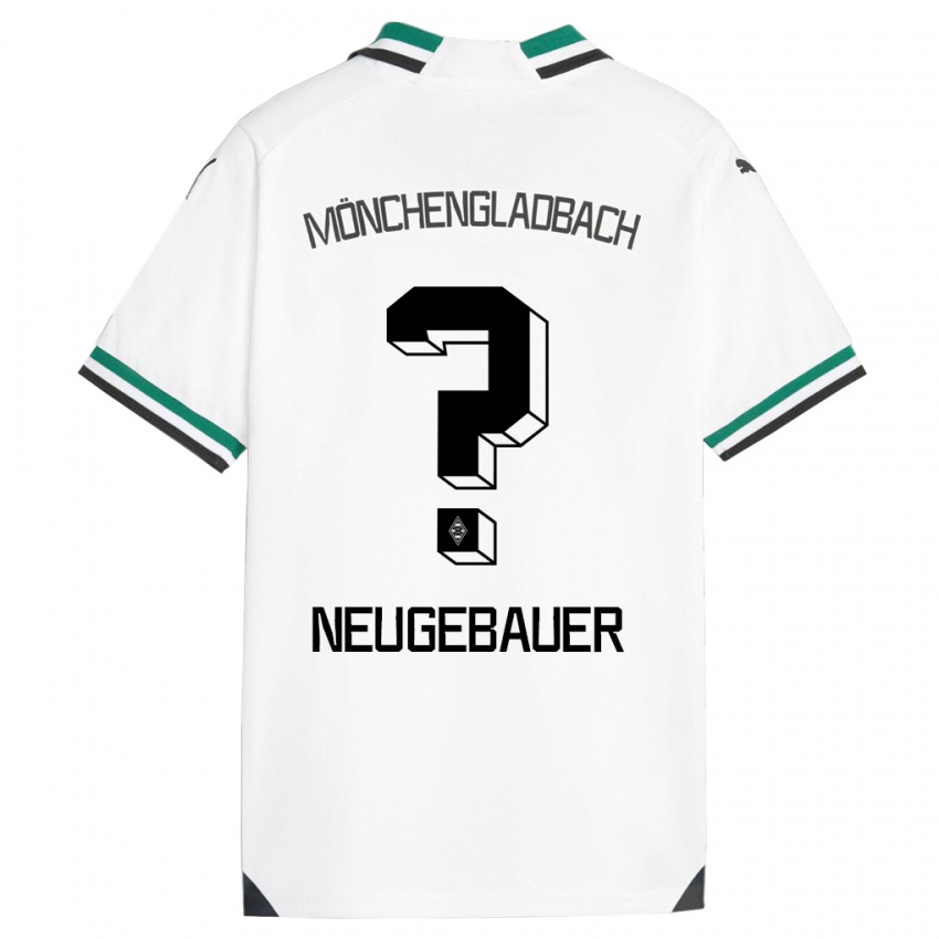 Dzieci Simon Neugebauer #0 Biały Zielony Domowa Koszulka 2023/24 Koszulki Klubowe