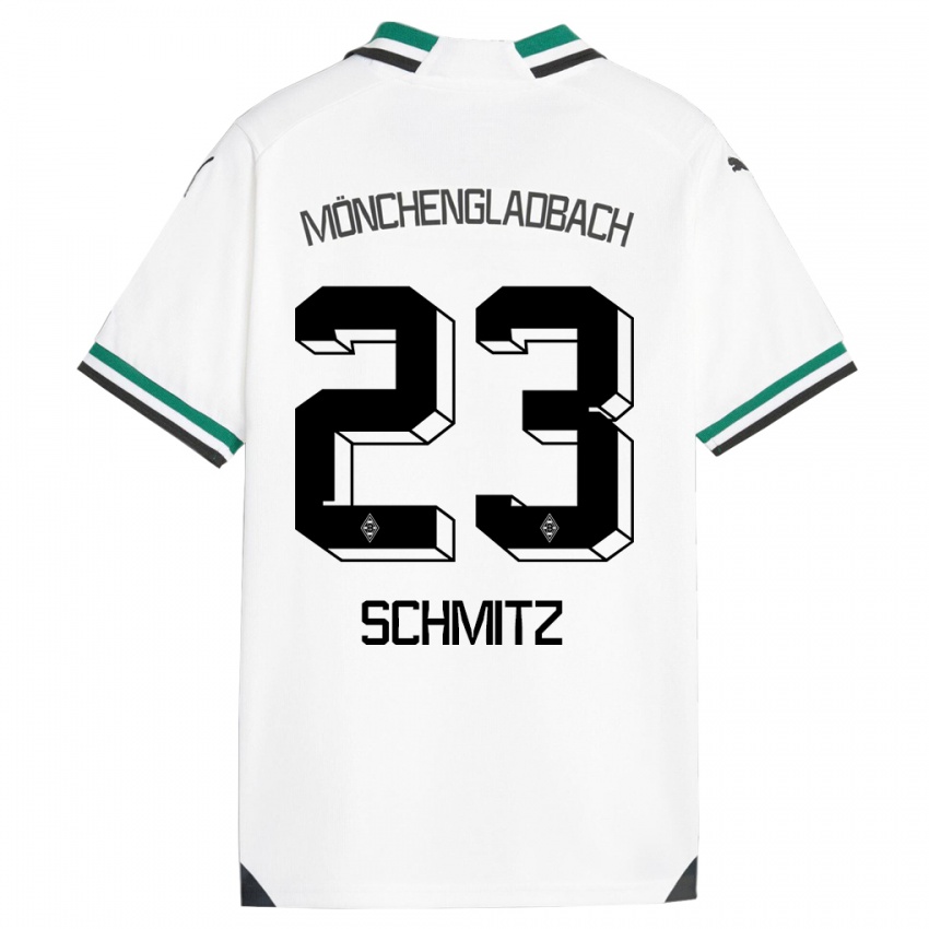 Dzieci Sarah Schmitz #23 Biały Zielony Domowa Koszulka 2023/24 Koszulki Klubowe