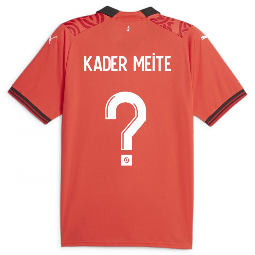 Dzieci Mohamed Kader Meïté #0 Czerwony Domowa Koszulka 2023/24 Koszulki Klubowe