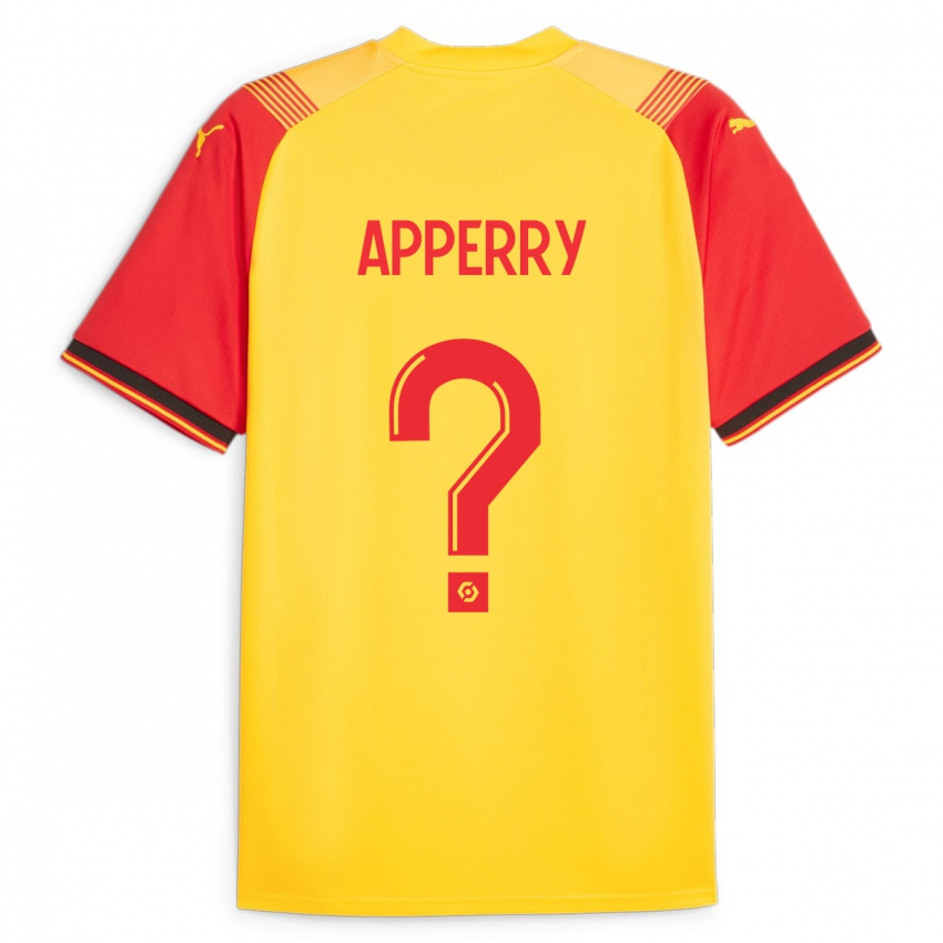Dzieci Marceau Apperry #0 Żółty Domowa Koszulka 2023/24 Koszulki Klubowe