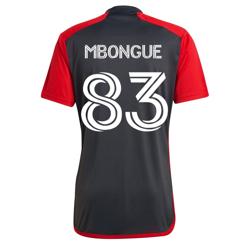 Dzieci Hugo Mbongue #83 Szary Domowa Koszulka 2023/24 Koszulki Klubowe