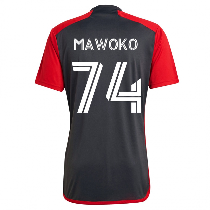 Dzieci Kundai Mawoko #74 Szary Domowa Koszulka 2023/24 Koszulki Klubowe