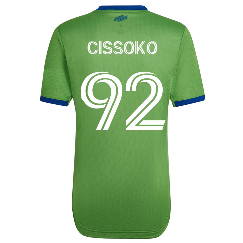 Dzieci Abdoulaye Cissoko #92 Zielony Domowa Koszulka 2023/24 Koszulki Klubowe