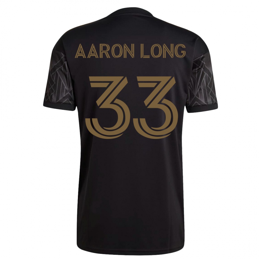 Dzieci Aaron Long #33 Czarny Domowa Koszulka 2023/24 Koszulki Klubowe