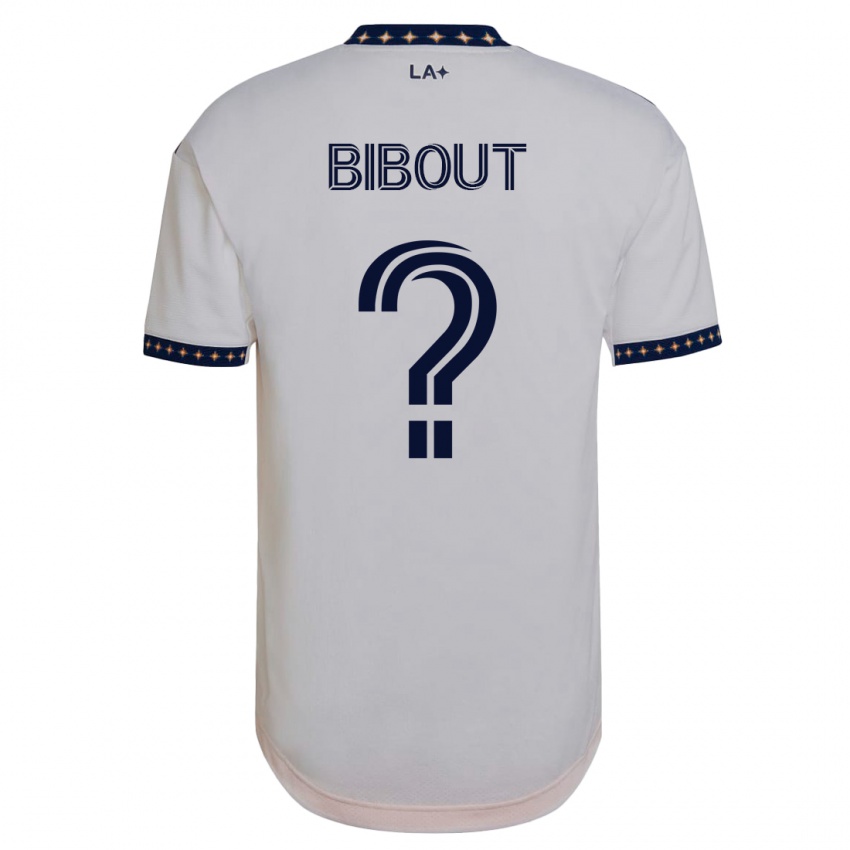 Dzieci Aaron Bibout #0 Biały Domowa Koszulka 2023/24 Koszulki Klubowe