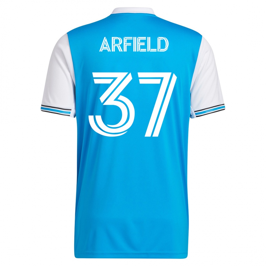 Dzieci Scott Arfield #37 Niebieski Domowa Koszulka 2023/24 Koszulki Klubowe