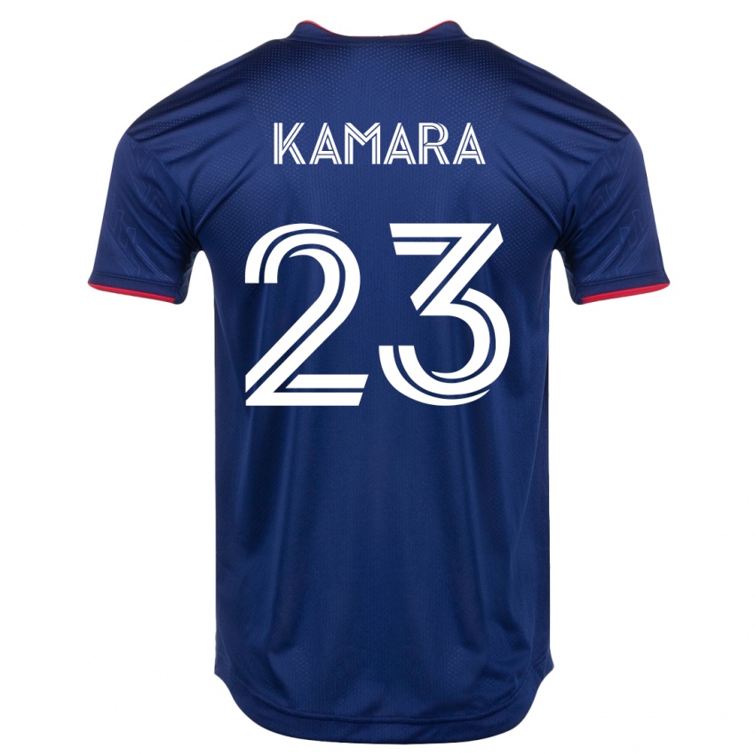 Dzieci Kei Kamara #23 Marynarka Wojenna Domowa Koszulka 2023/24 Koszulki Klubowe
