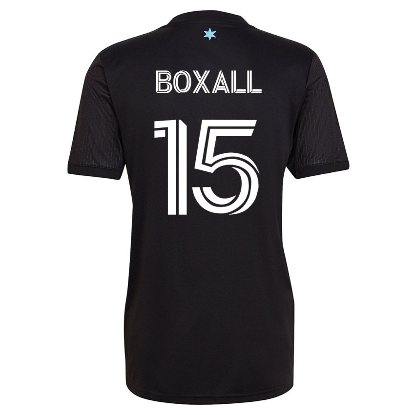 Dzieci Michael Boxall #15 Czarny Domowa Koszulka 2023/24 Koszulki Klubowe