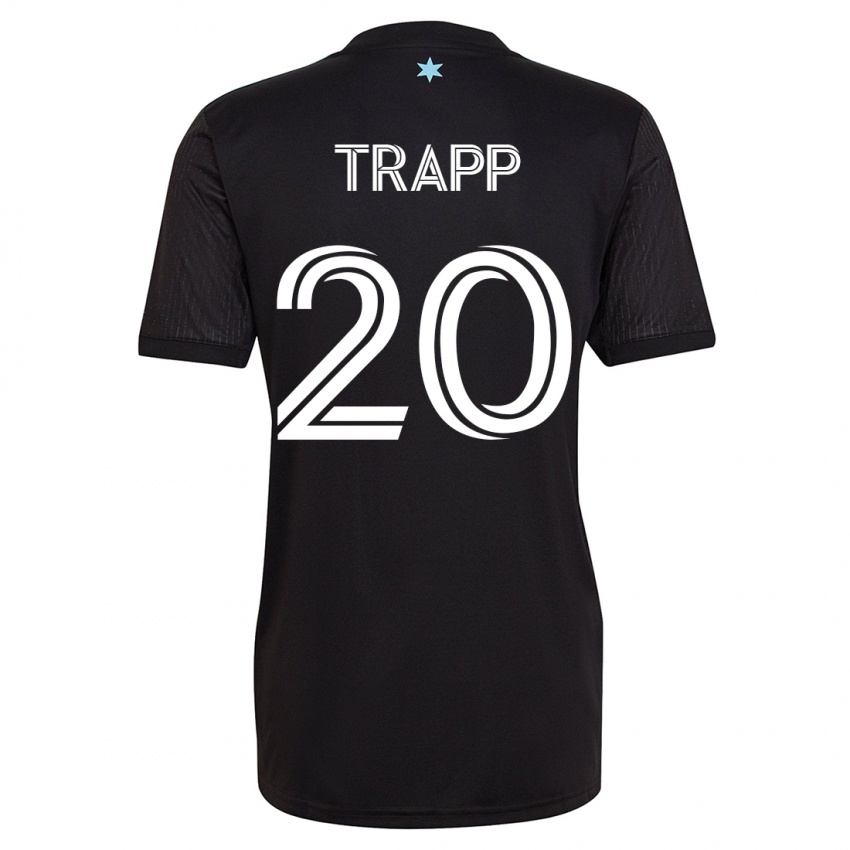Dzieci Wil Trapp #20 Czarny Domowa Koszulka 2023/24 Koszulki Klubowe