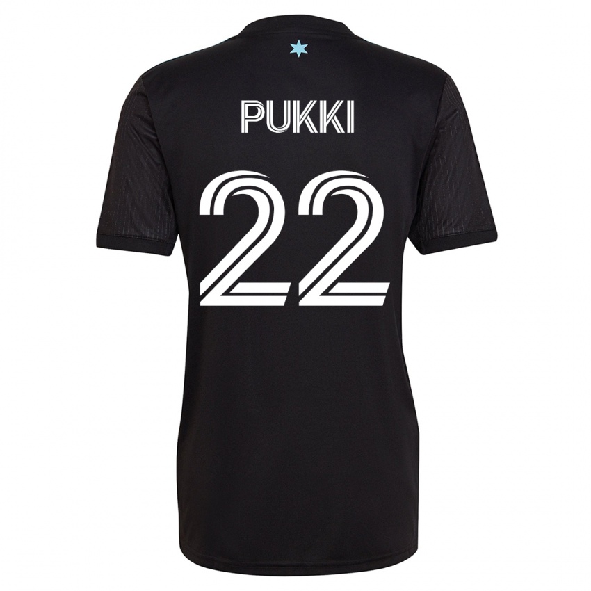 Dzieci Teemu Pukki #22 Czarny Domowa Koszulka 2023/24 Koszulki Klubowe