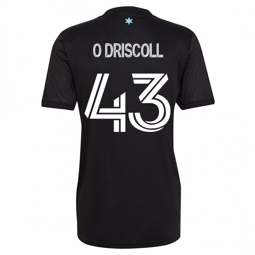 Dzieci Rory O'driscoll #43 Czarny Domowa Koszulka 2023/24 Koszulki Klubowe