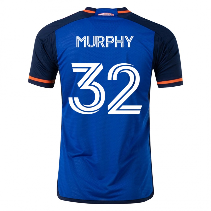 Dzieci Ian Murphy #32 Niebieski Domowa Koszulka 2023/24 Koszulki Klubowe