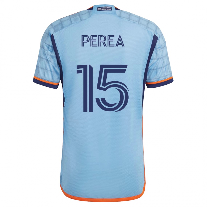Dzieci Andrés Perea #15 Niebieski Domowa Koszulka 2023/24 Koszulki Klubowe