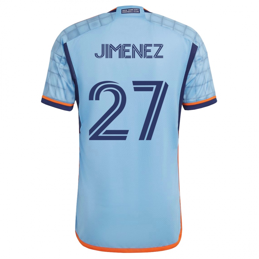 Dzieci Jonathan Jiménez #27 Niebieski Domowa Koszulka 2023/24 Koszulki Klubowe