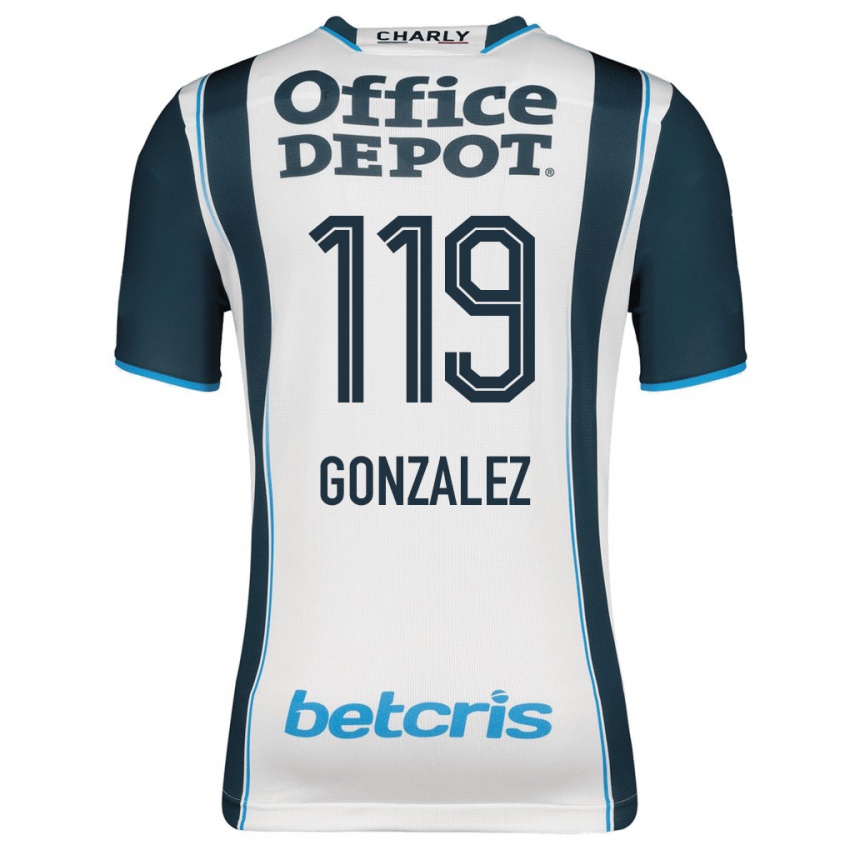 Dzieci Juan González #119 Marynarka Wojenna Domowa Koszulka 2023/24 Koszulki Klubowe
